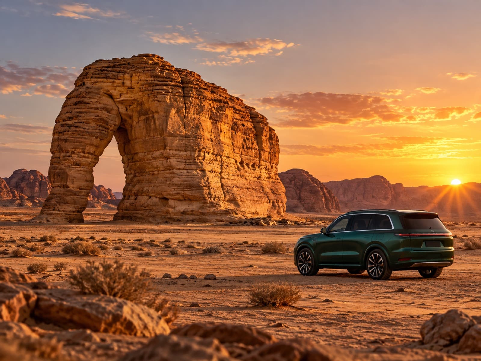 Taxi service in Al Ula, Saudi Arabia