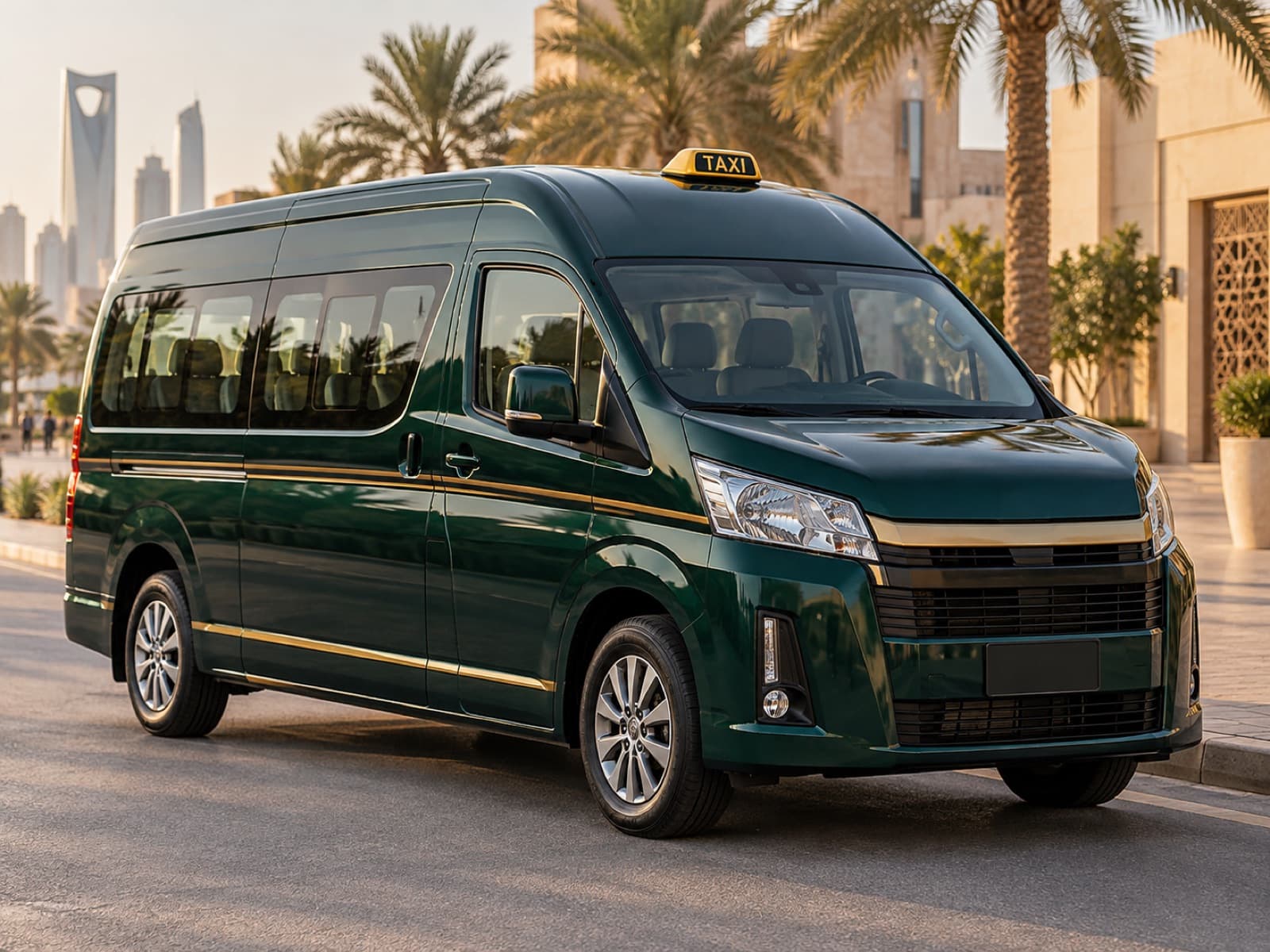 Family Van taxi in Saudi Arabia: Hyundai H1 or similar