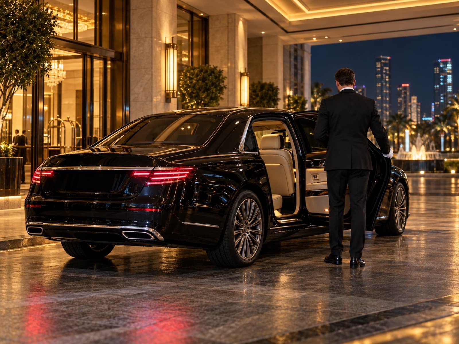 Luxury / VIP taxi in Saudi Arabia: Mercedes S-Class or similar