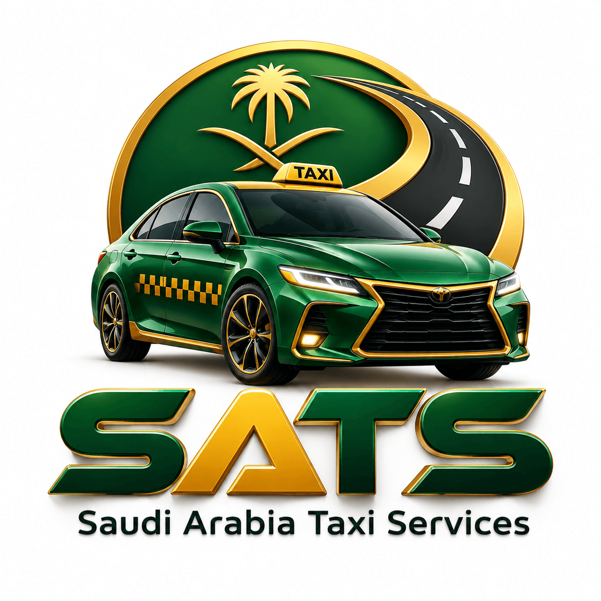 SATS Saudi Arabia Taxi Services logo